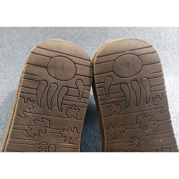 Bearpaw Emma Short Boots Womens 8 Suede Upper Sheepskin Wool Lined Pull On - Picture 15 of 15